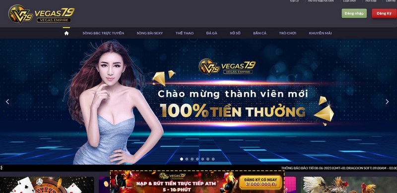 Vegas79 Empire - Nền tảng chơi cá cược online cực chất 3 Giao Diện Nhà Cái Đơn Giản, Bố Cục Sắp Xếp Dễ Tìm Kiếm