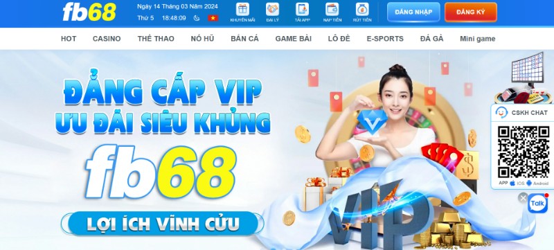 FB68 - Thiên đường cá cược đẳng cấp hàng đầu Châu Á 3 Nhà Cái Đầu Tư Thiết Kế Giao Diện Chất Lượng, Bố Cục Khoa Học